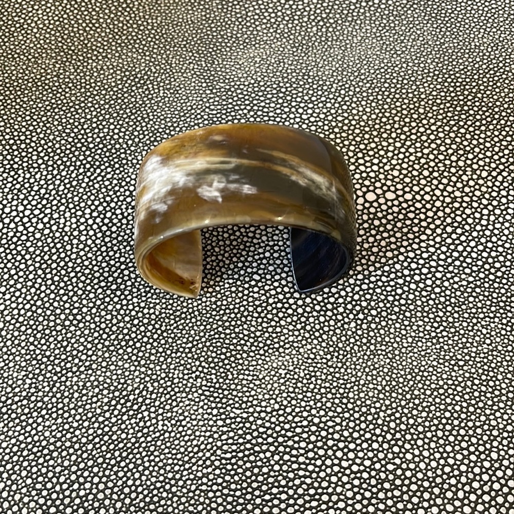 Natural Horn cuff bracelet